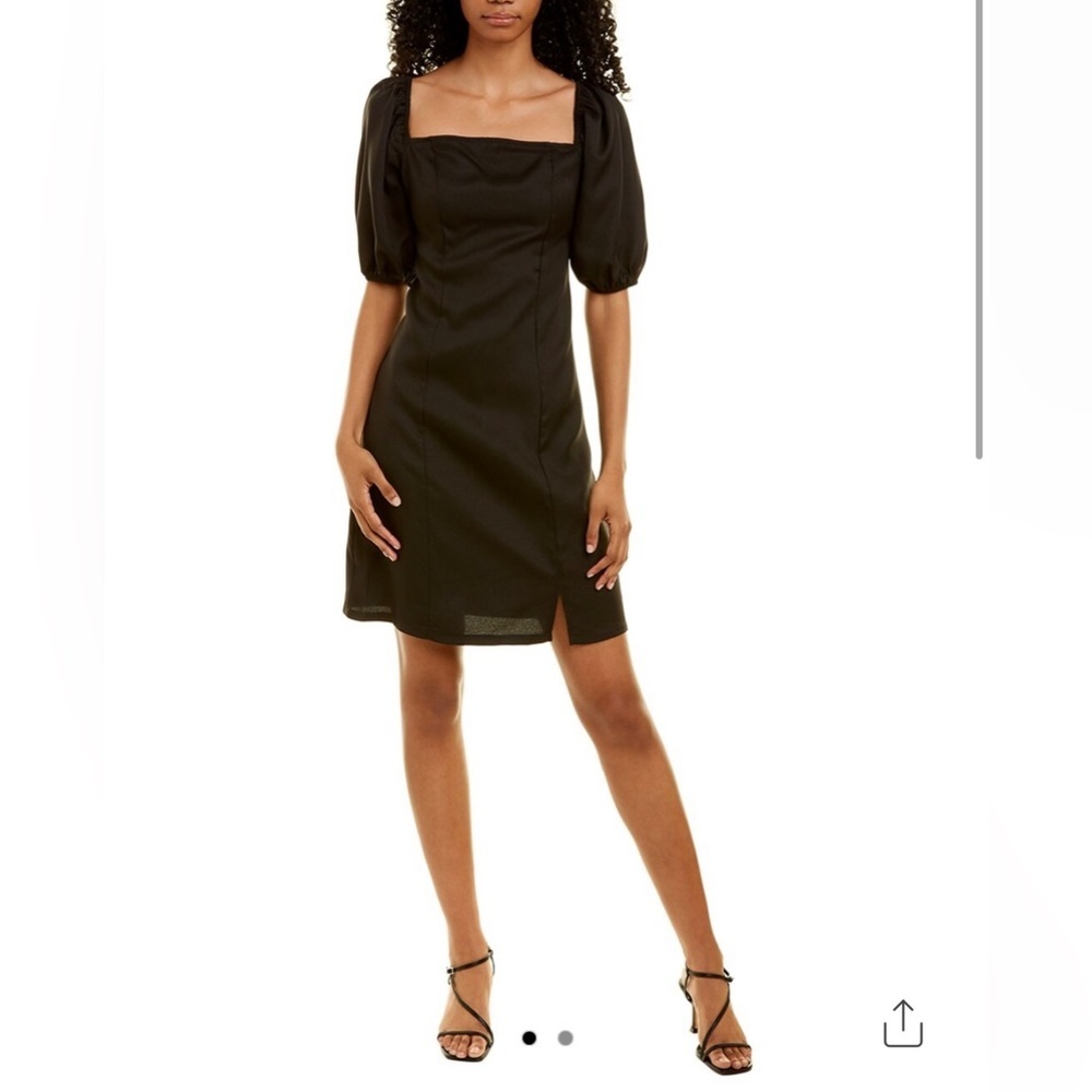 NWOT Lea & Viola Puff Sleeve little black dress